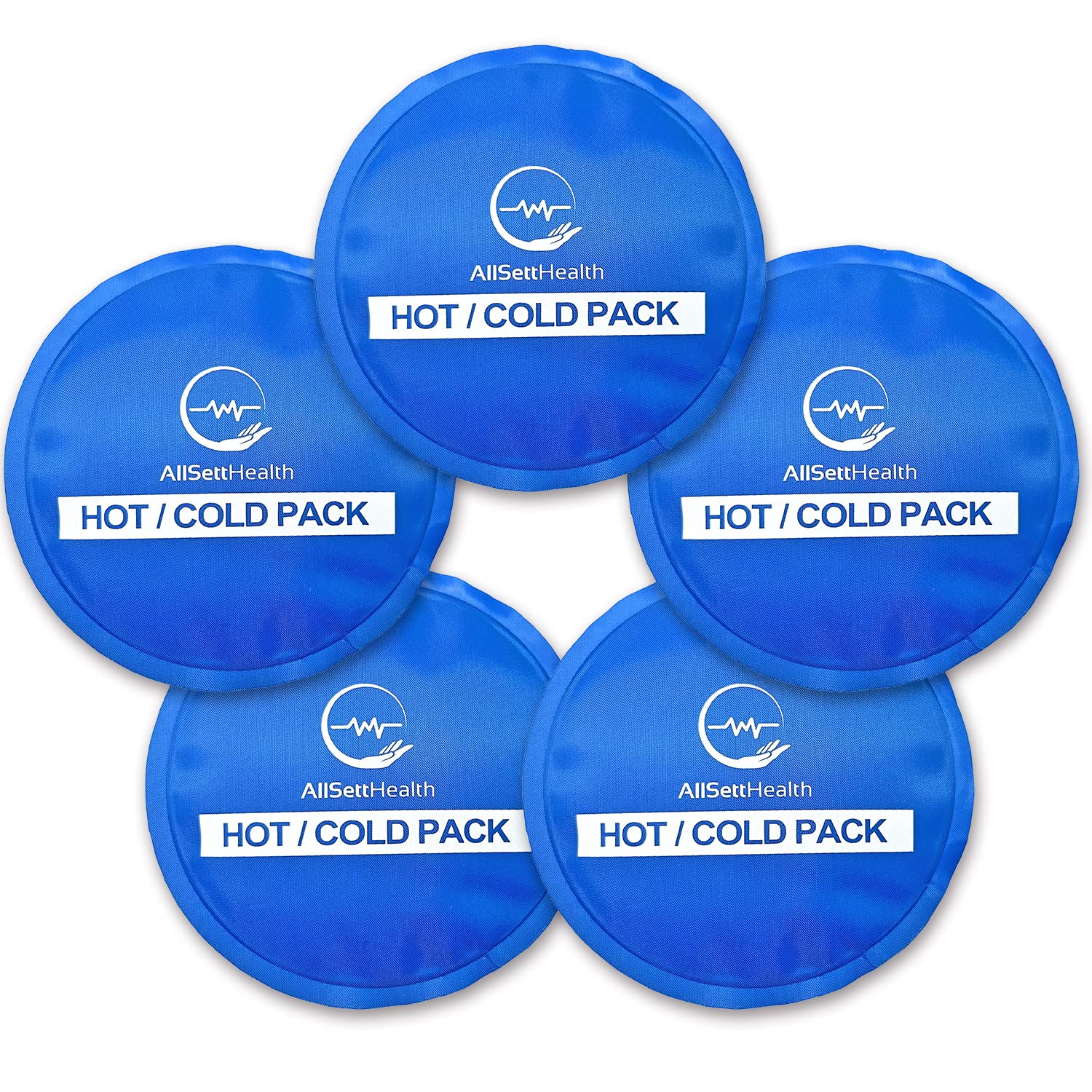 Compresse gel chaud et froid AllSett Health, pack de 6 prêt à l’emploi