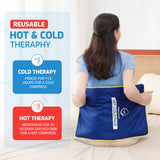 AllSett Health compresse gel XL prête pour l’utilisation froid et chaud.