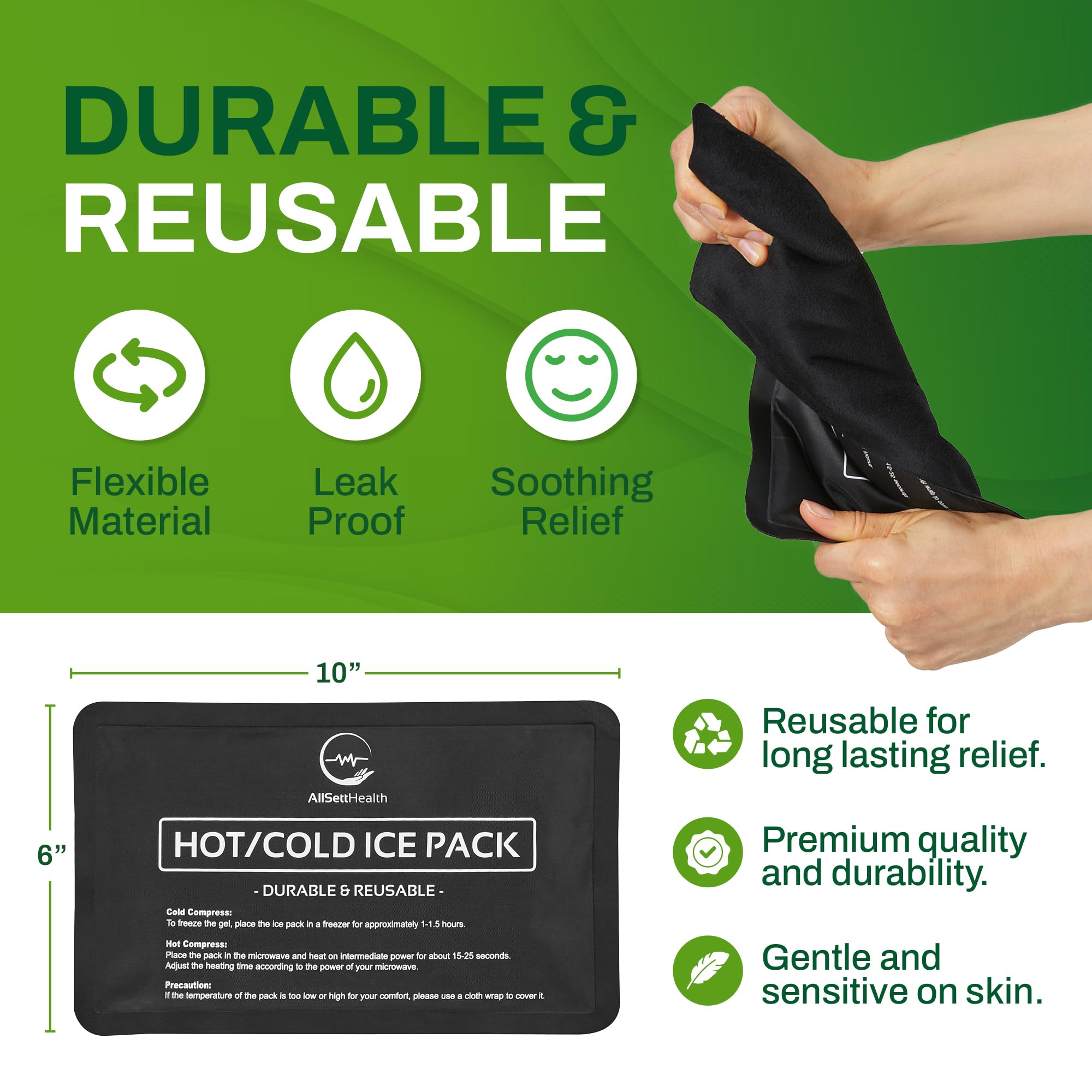 AllSett Health côté nylon durable, résistance et longévité.