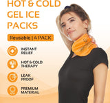 AllSett Health Pack gel chaud-froid orange 02, utilisation chaude après l'effort.