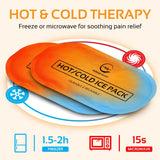 AllSett Health Pack gel chaud-froid orange 03, idéal pour petites douleurs et coups.