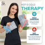AllSett Health pack glace flexible anti fuite — adaptable au corps.