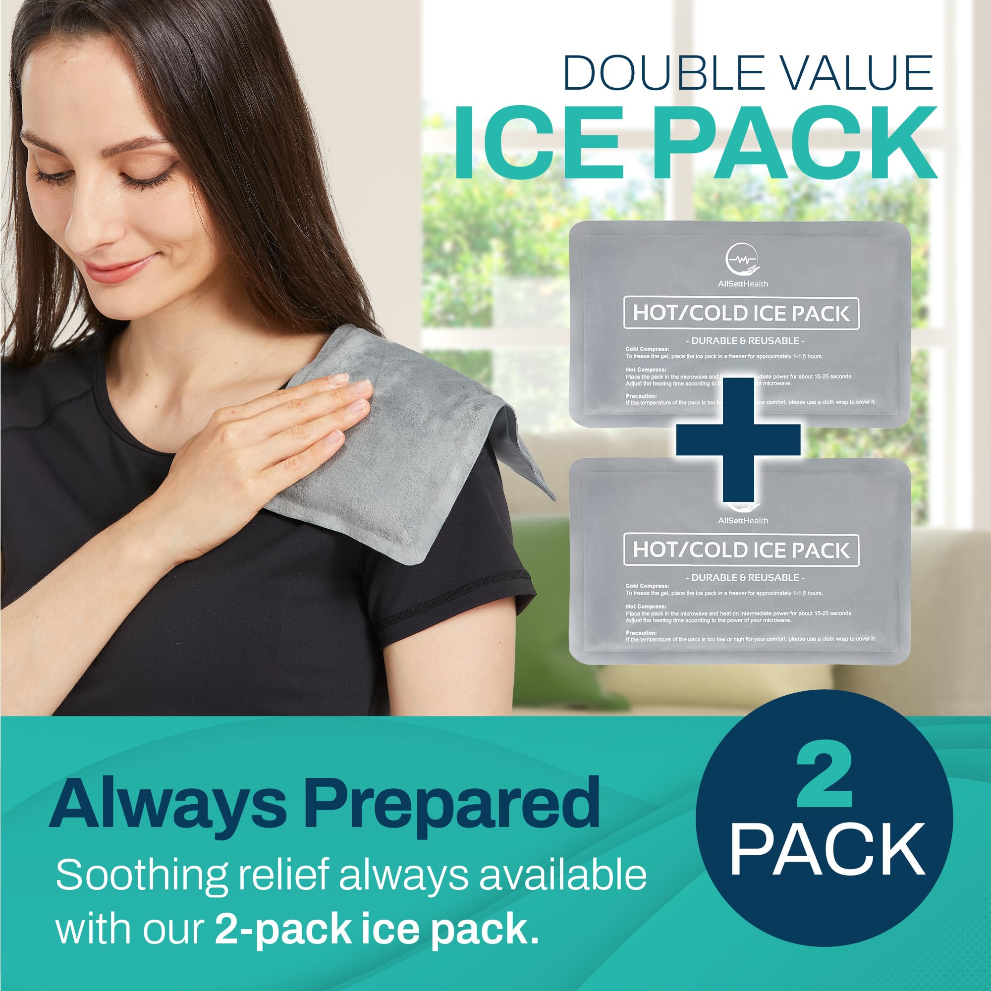 AllSett Health pack glace idéal sport — utile après l’entraînement.