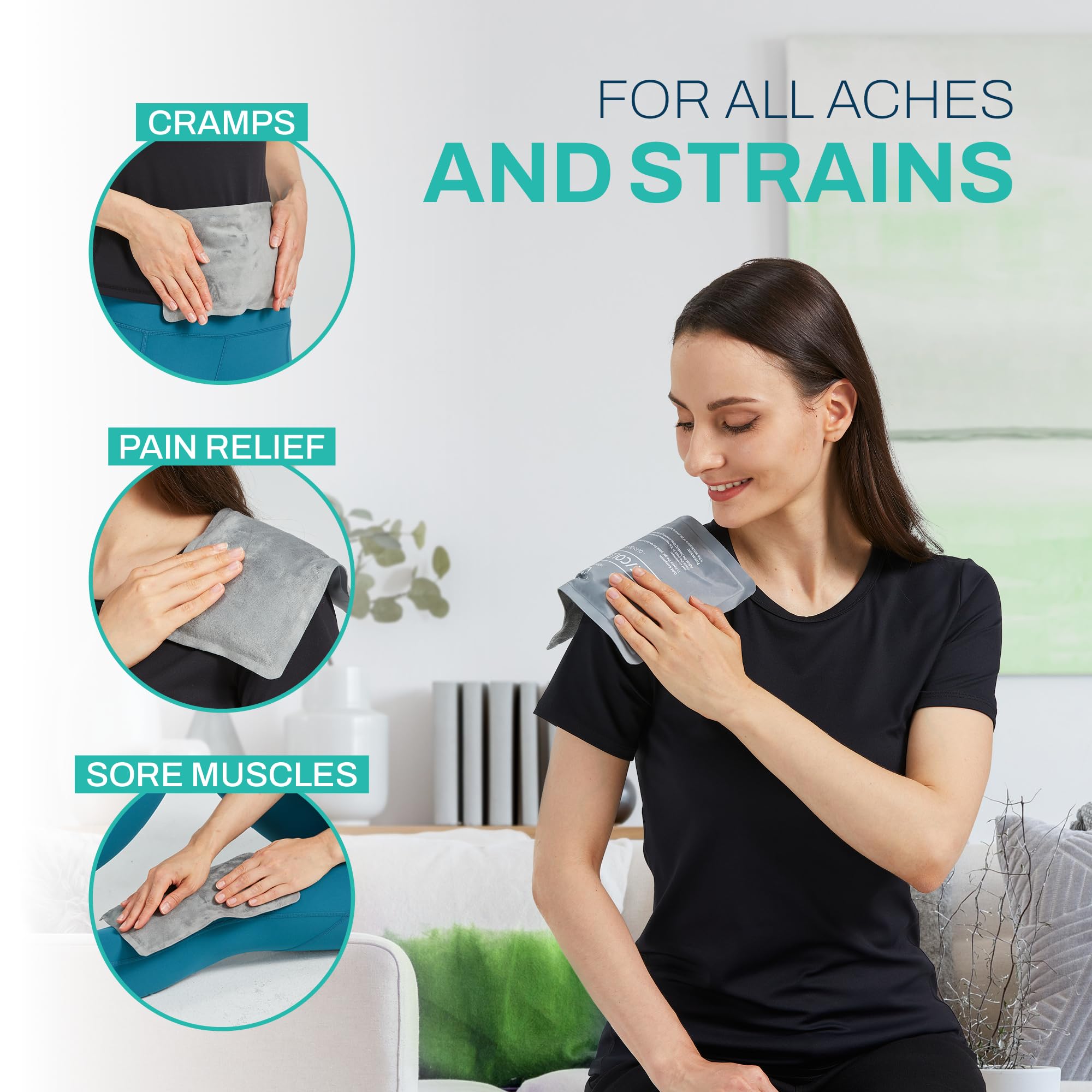 AllSett Health pack glace réutilisable — utilisation répétée et économique.