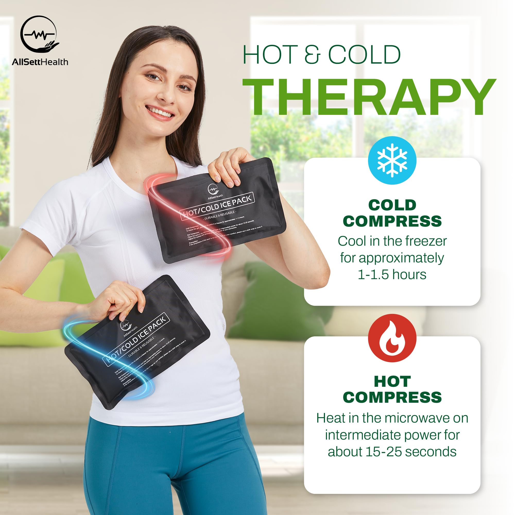 AllSett Health thérapie chaude/froide flexible.