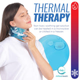 AllSett Health gel chaud et froid, réchauffage rapide au micro-ondes pour un réconfort rapide.