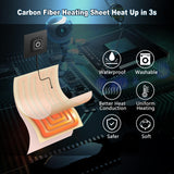 ALLTHWO film chauffant en fibre de carbone pour chaleur efficace.