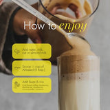 Almased Poudre Multiprotéines préparation smoothie fruits pour petit-déjeuner sain