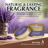 Bougie Almeara Sauge Lavande, idéale pour les rituels de purification et relaxation nocturne.