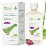 AloeCure: bouteille-jus-aloe-vera-bio-raisins, rafraîchissante et facile à intégrer.