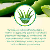 Aloe Life – close-up des feuilles utilisées dans le jus d’aloès.