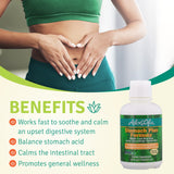 Aloe Life Stomach Plus plantes herbes, mélange apaisant pour digestion.