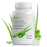AloeCure bouteille de capsules pratique pour une supplémentation digestive au quotidien