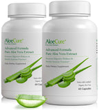 AloeCure: capules dans la bouteille, soutien digestif potentiel et équilibre gastrique.