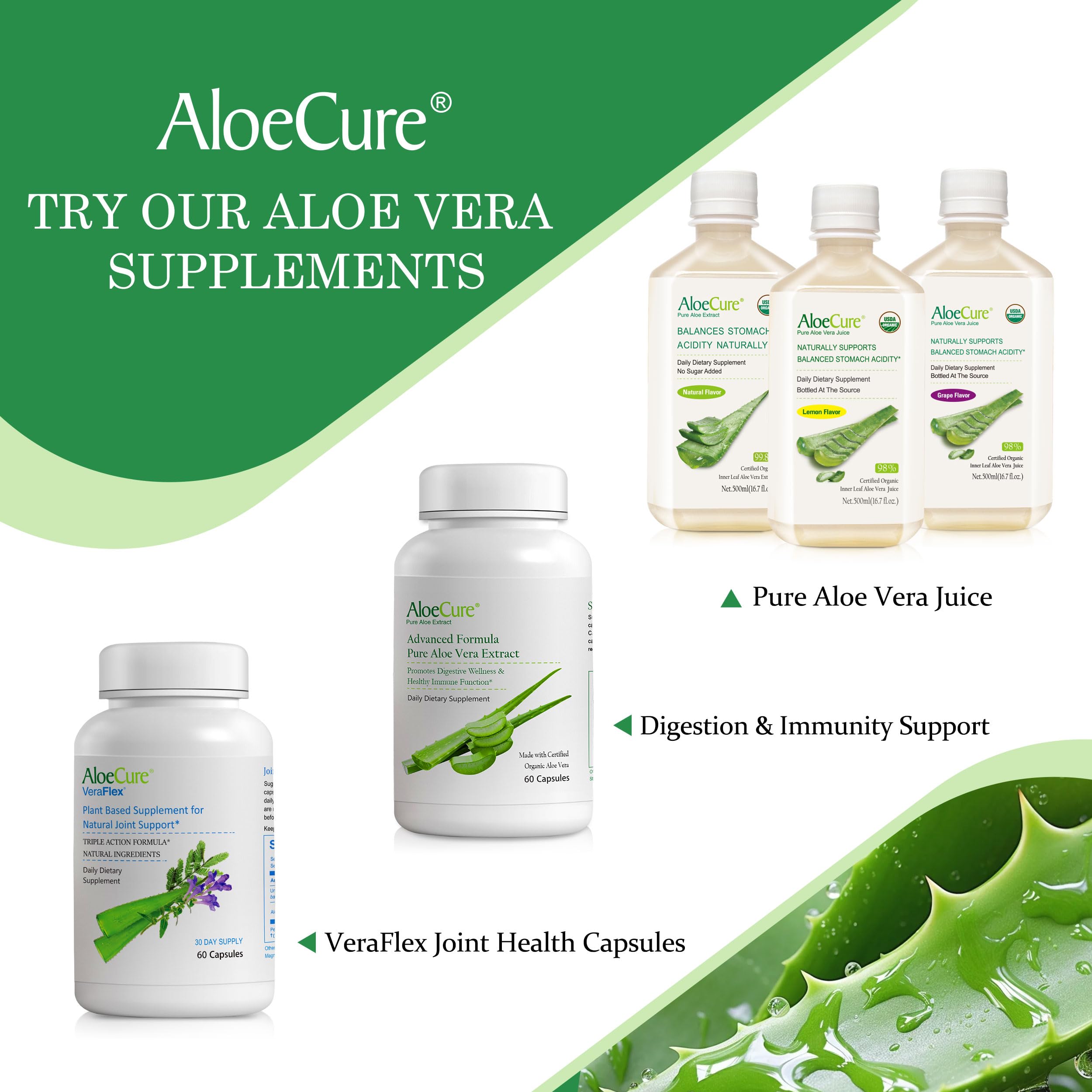 AloeCure: emballage écoresponsable et recyclable.