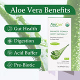 AloeCure - étiquette USDA et ECOCERT, garantissant l'origine biologique.