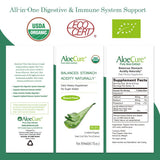 AloeCure - gel intérieur pur, texture douce pour la digestion.