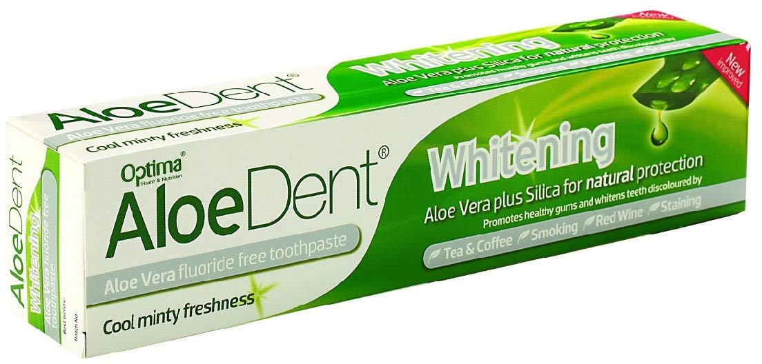 AloeDent dentifrice blanchissant en gel pour un brossage efficace