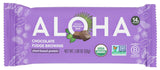 ALOHA barre protéinée chocolat fudge brownie emballage prêt à emporter et pratique