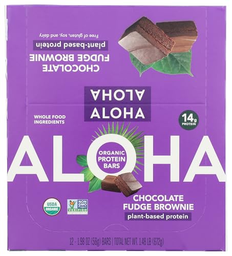 ALOHA barre protéinée chocolat fudge brownie texture crémeuse et réconfortante