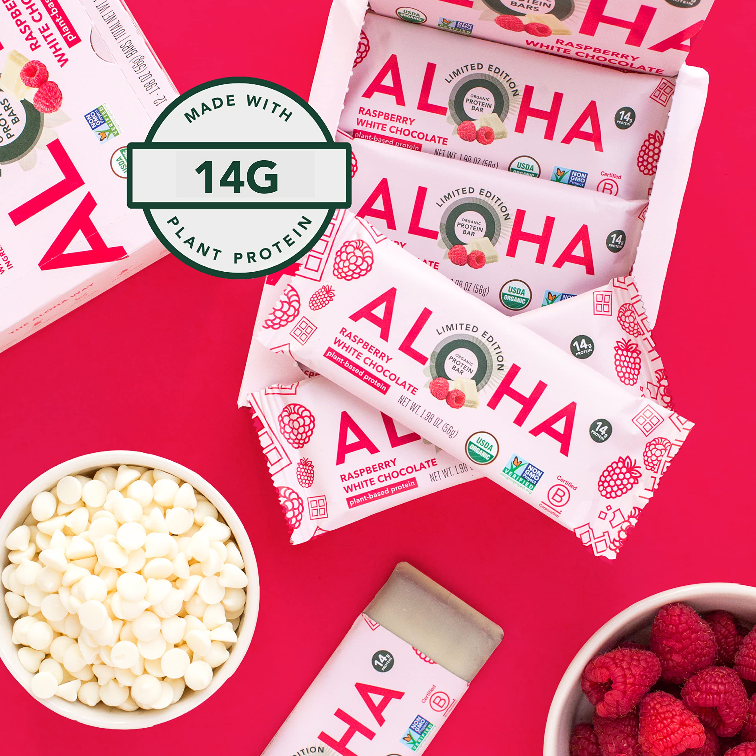 Petit-déjeuner rapide avec ALOHA, barre protéinée végétale au goût fruité