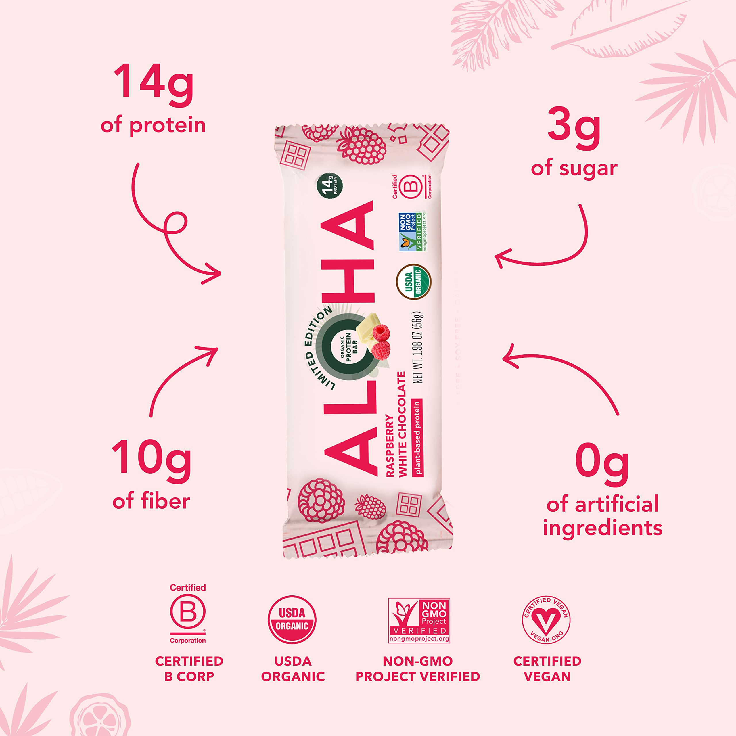 Barre ALOHA en mouvement lors d’un entraînement, snack pratique