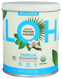 ALOHA protéine végétale vanille, emballage 525 g, idéale pour shakes protéinés.
