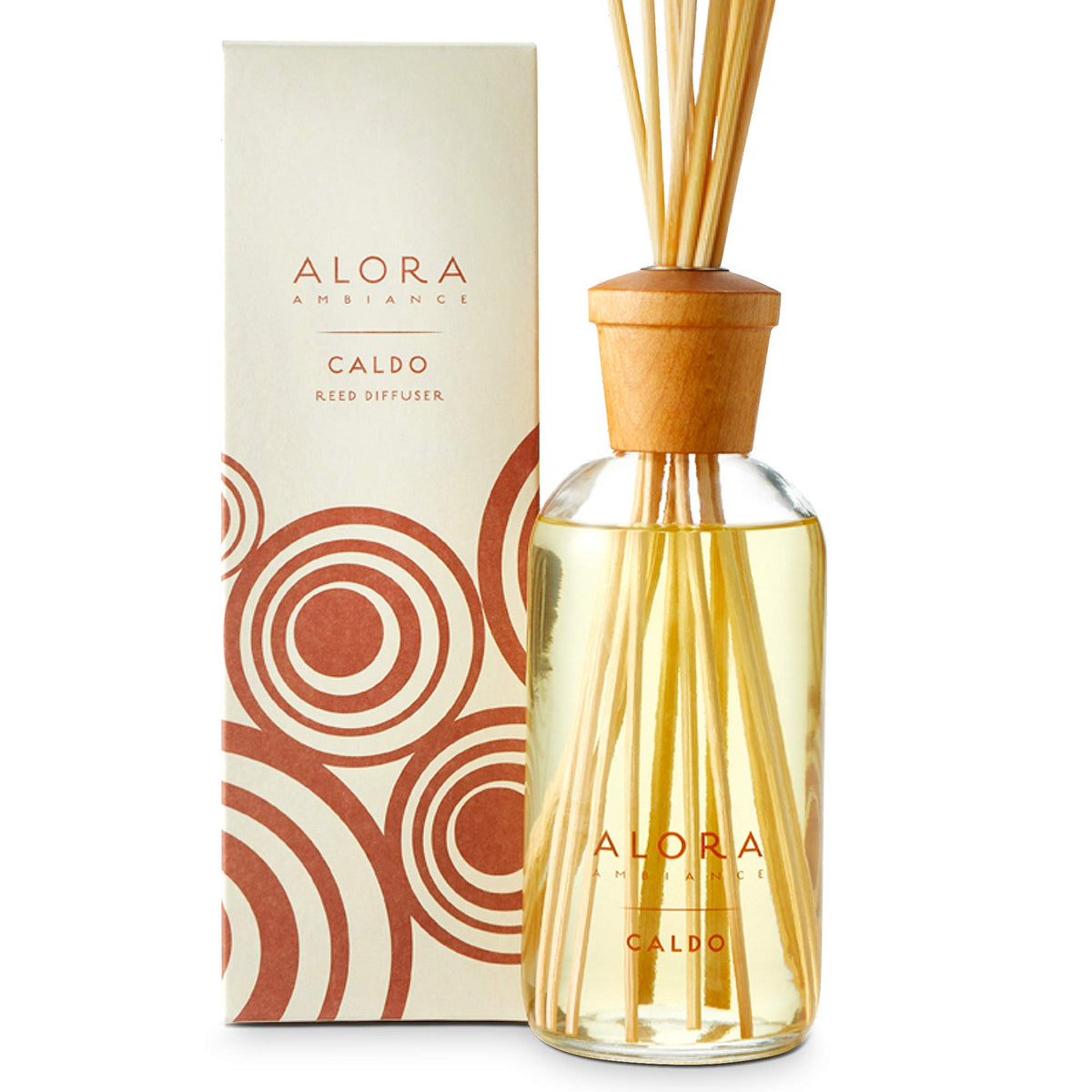Caldo par Alora Ambiance, diffuseur 16 oz prêt à diffuser une fragrance subtile.