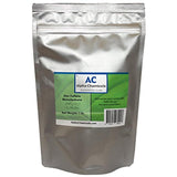 Alpha Chemicals Zinc sulfate monohydrate dans une bouteille, utile pour le traitement de l'eau.