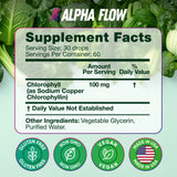 Alpha Flow Chlorophylle boisson verte, énergie naturelle et revitalisation.