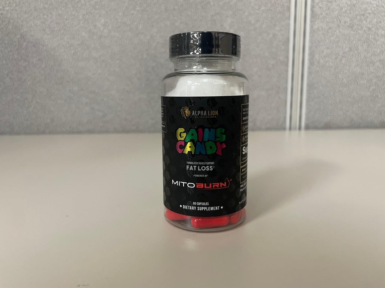 Gains Candy et régime keto compatible, présentation compacte