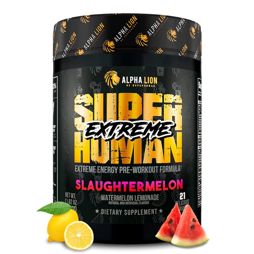 ALPHA LION Slaughtermelon – emballage du pré-entraînement Extreme prêt au dosage