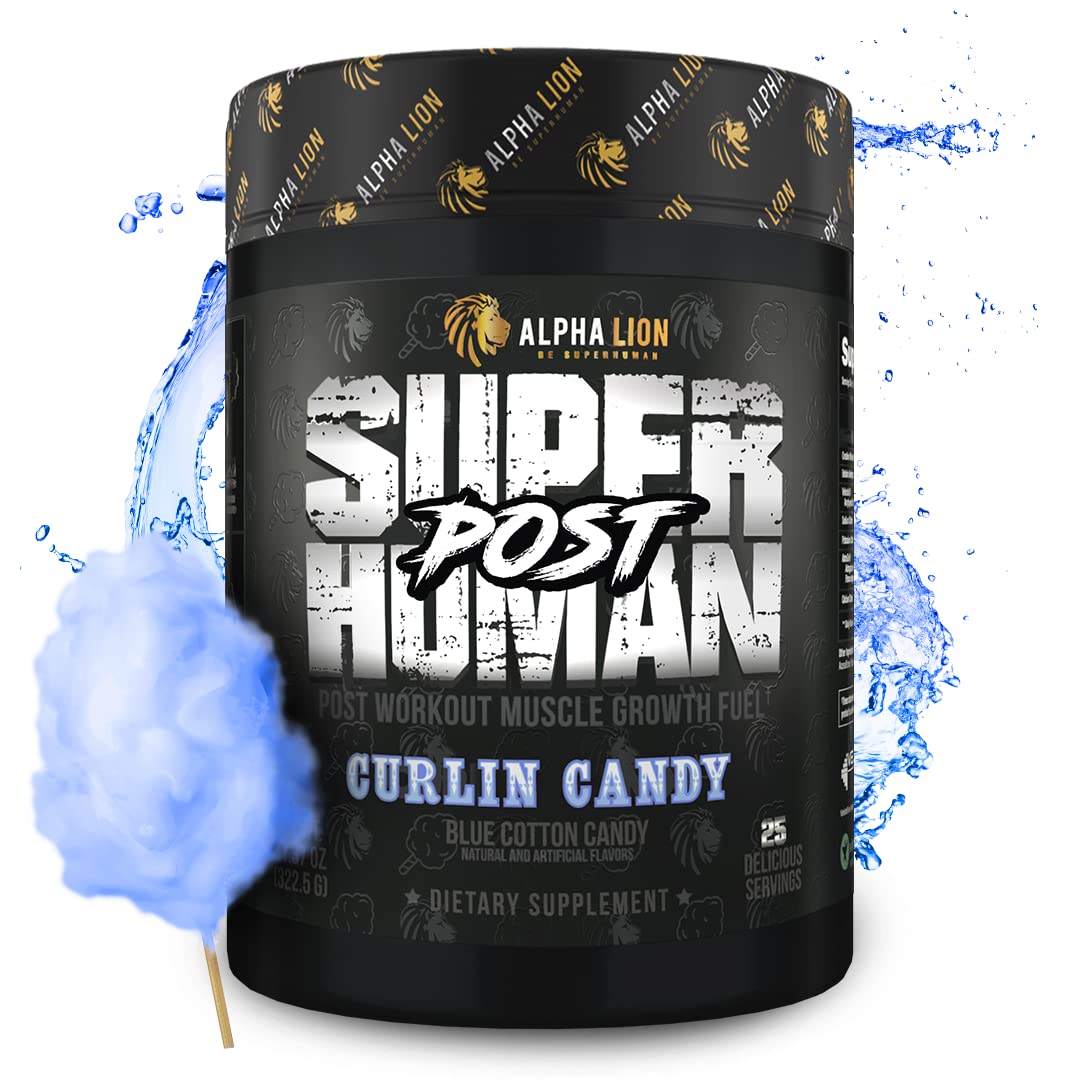 Bouteille ALPHA LION Superhuman Post Curlin Candy prête pour la récupération après l’entraînement