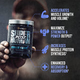 Doseur ALPHA LION Superhuman Post Curlin Candy montrant la portion recommandée