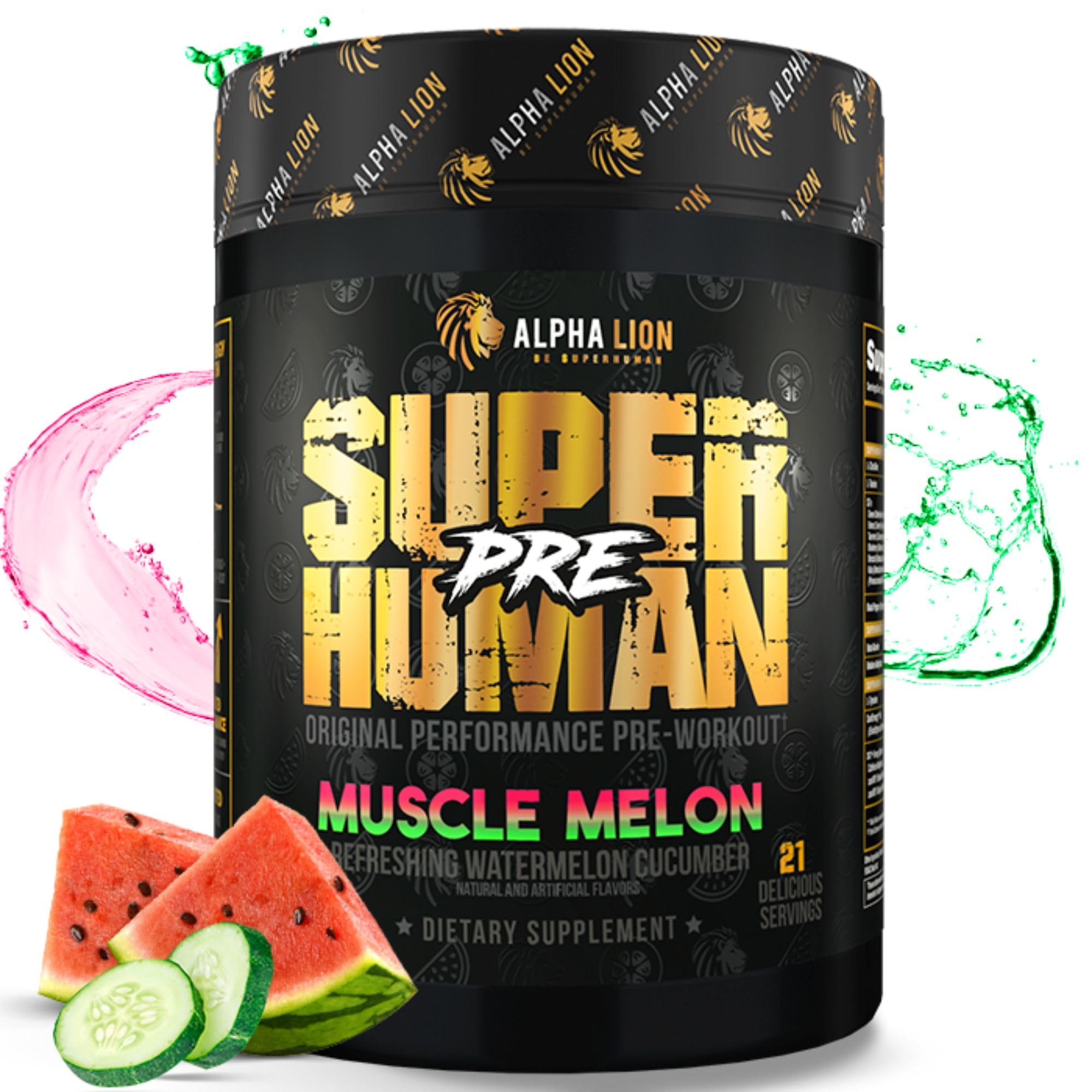 ALPHA LION Superhuman Pre Workout: énergie durable pour vos séances d'entraînement.