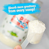 ALPHA LION Superhuman Whey Isolate chocolat Cocoa Buffs, verre prêt à savourer après séance et favoriser l'hydratation.