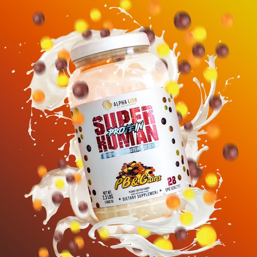 ALPHA LION Superhuman: poudre protéinée légère pour limiter les ballonnements et favoriser l'assimilation.
