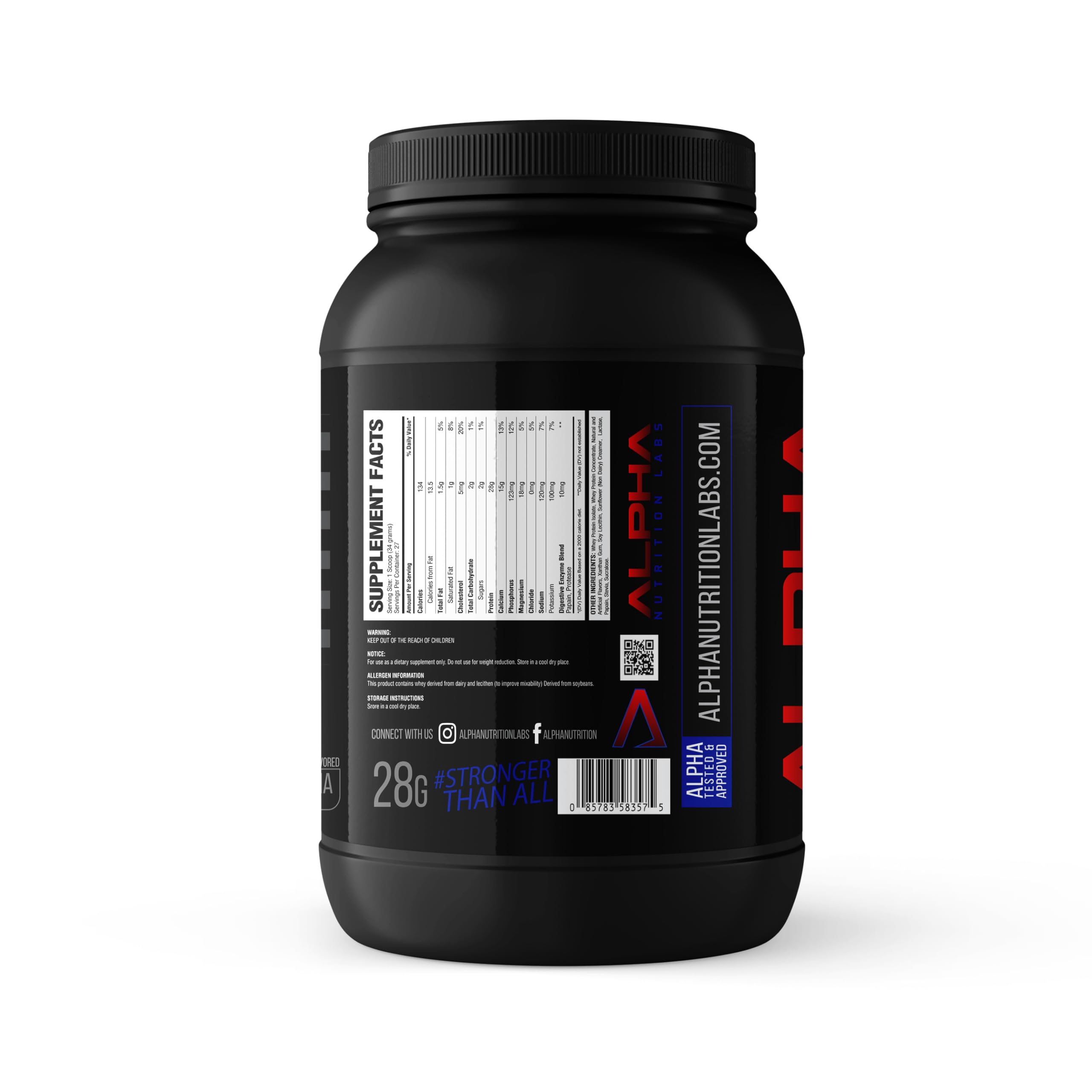 Alpha Nutrition Labs cuillère banane – apport protéique pratique après séance