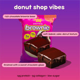 Prime Bites Brownie à faible teneur en sucre, collation légère après l'entraînement.
