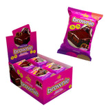 Prime Bites Brownie Alpha Prime, emballage chocolat glacé, collation pratique et protéinée.
