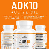 ALPHA RISE ADK10 absorption améliorée grâce à l'huile d'olive