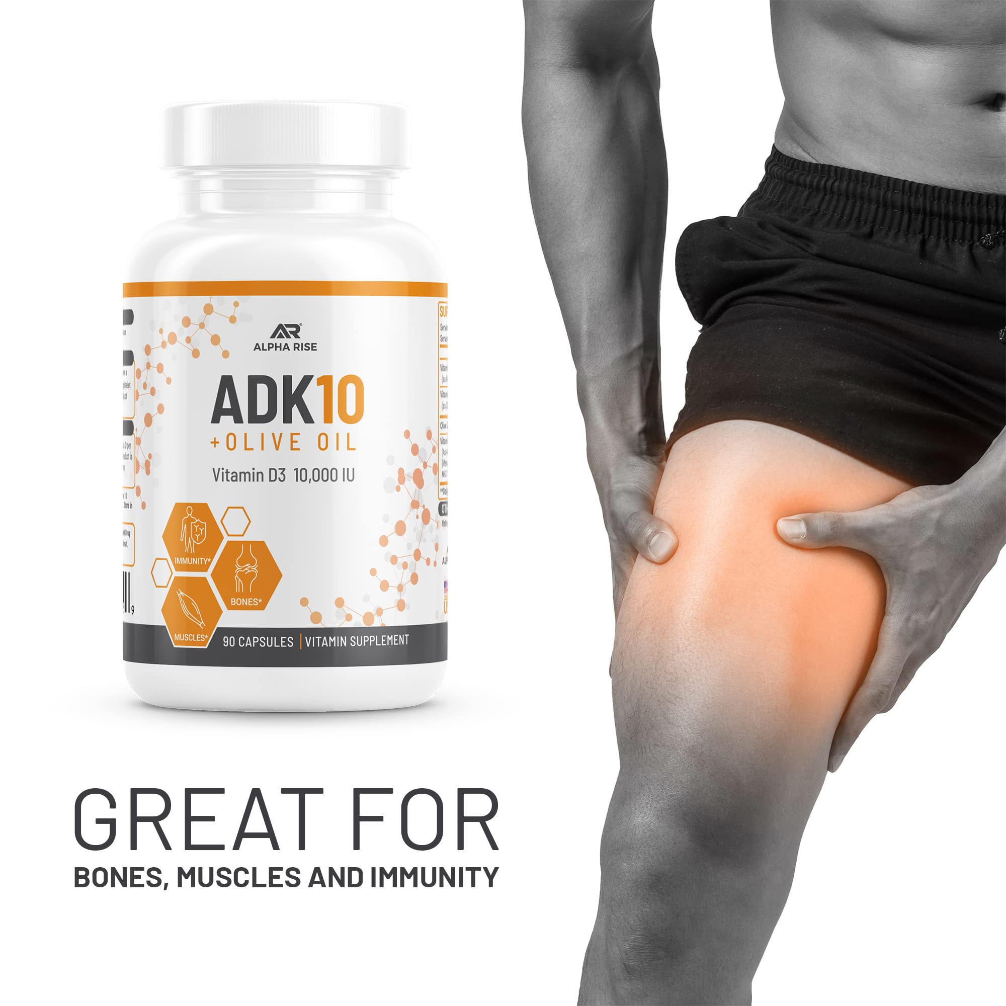 ALPHA RISE ADK10 formulation de qualité fabriquée aux États-Unis