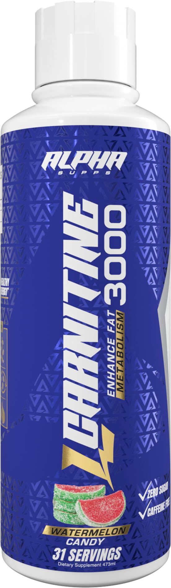 Alpha Supps L-Carnitine 3000 — bouteille pratique pour énergie durable pendant l entraînement