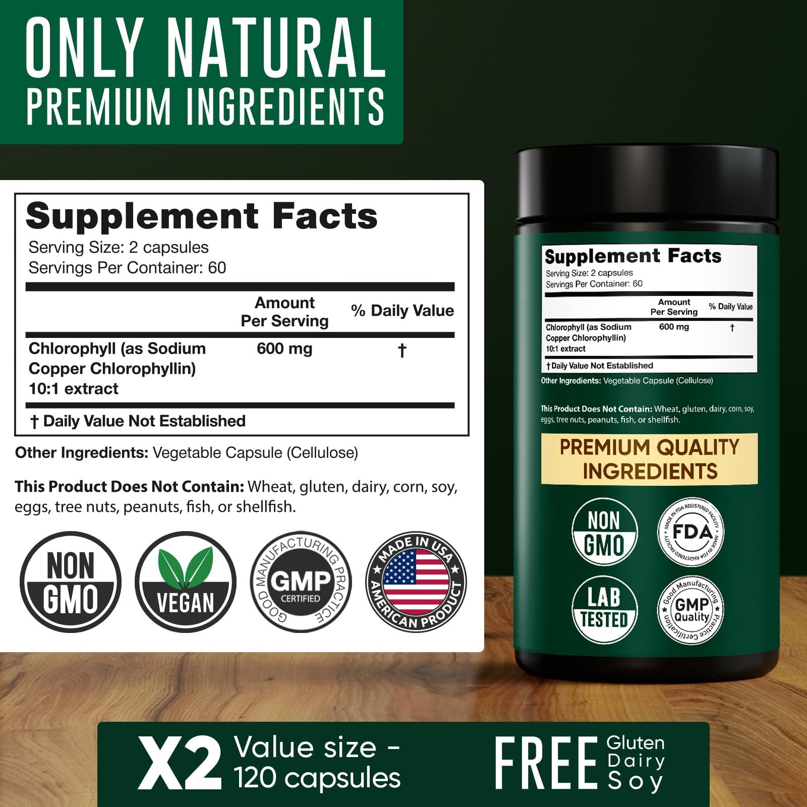 Alpha Flow chlorophylle capsules - énergie et vitalité au quotidien