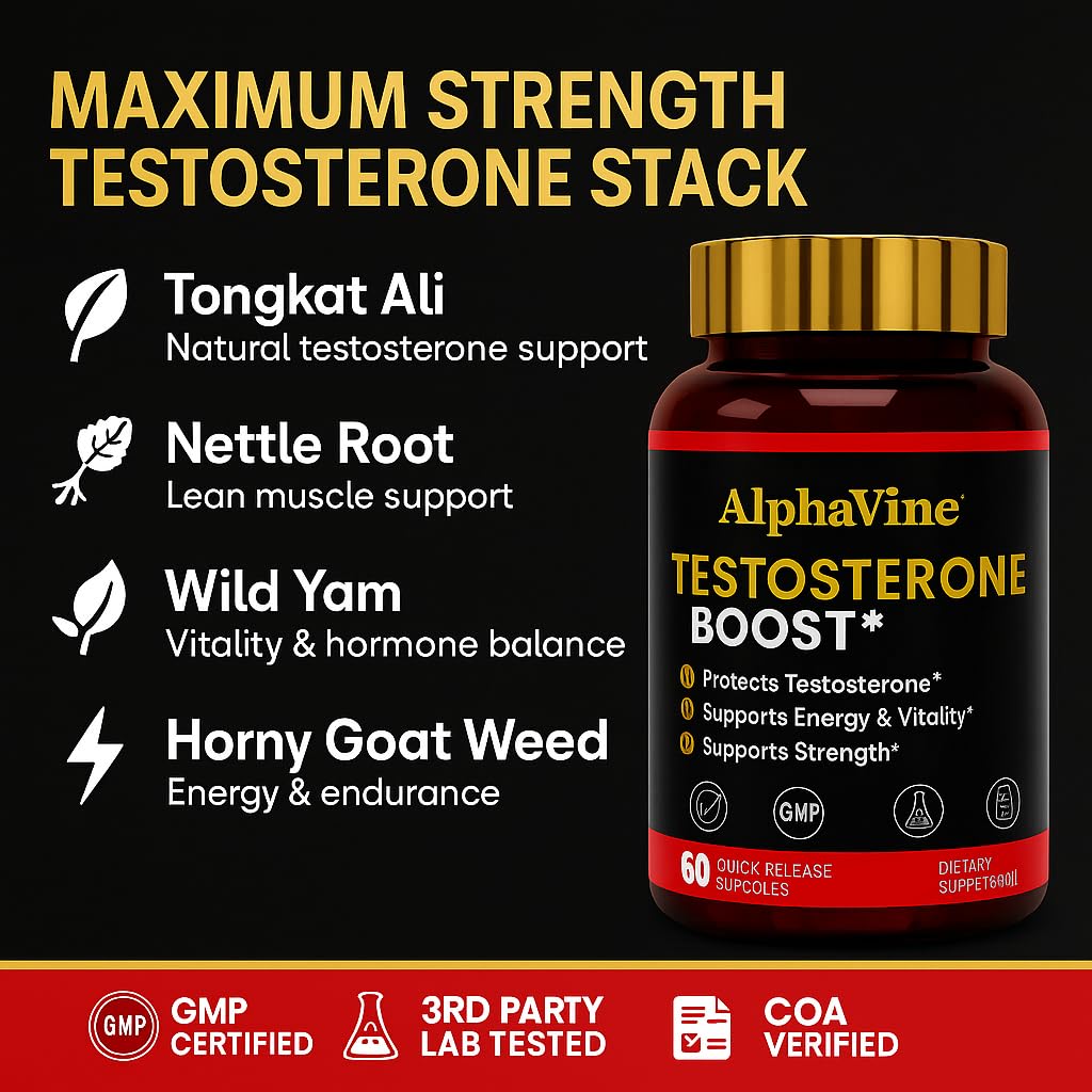 ALPHAVINE: capsule prise avant entraînement pour performance potentielle.