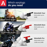 Démonstration d'atténuation de 20 dB par Alpine MotoSafe Pro contre le vent