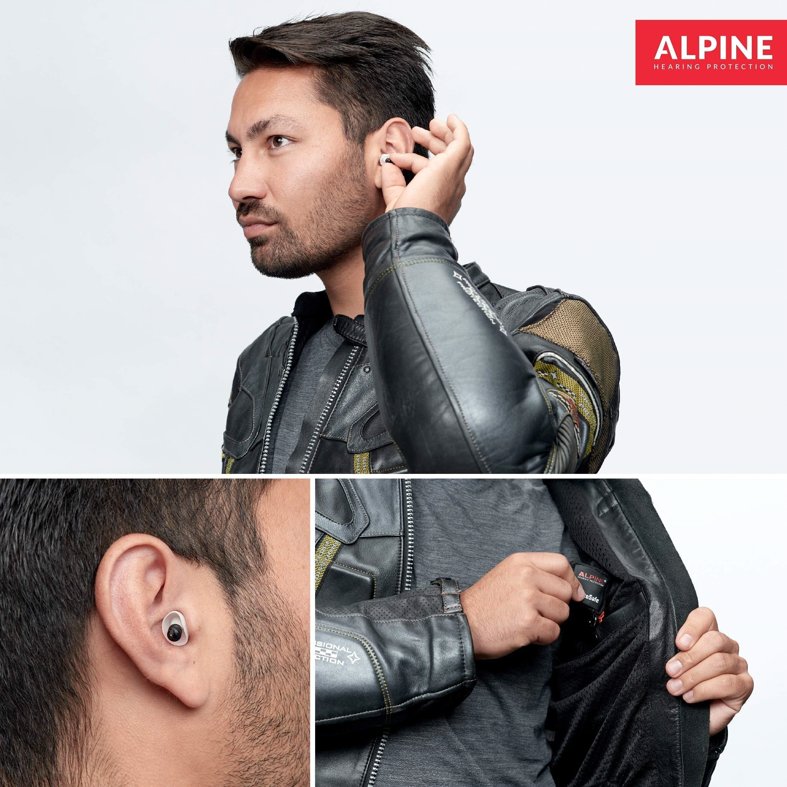 Design hollandais primé Alpine MotoSafe Tour alliant esthétique et sécurité.