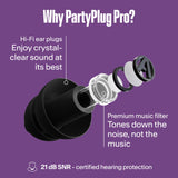Alpine PartyPlug étui compact pratique sur porte-clés pour concerts.
