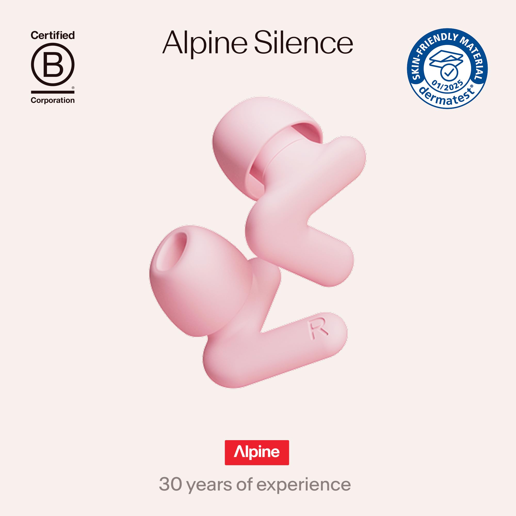 Nettoyage simple des bouchons Alpine Silence pour hygiène continue.