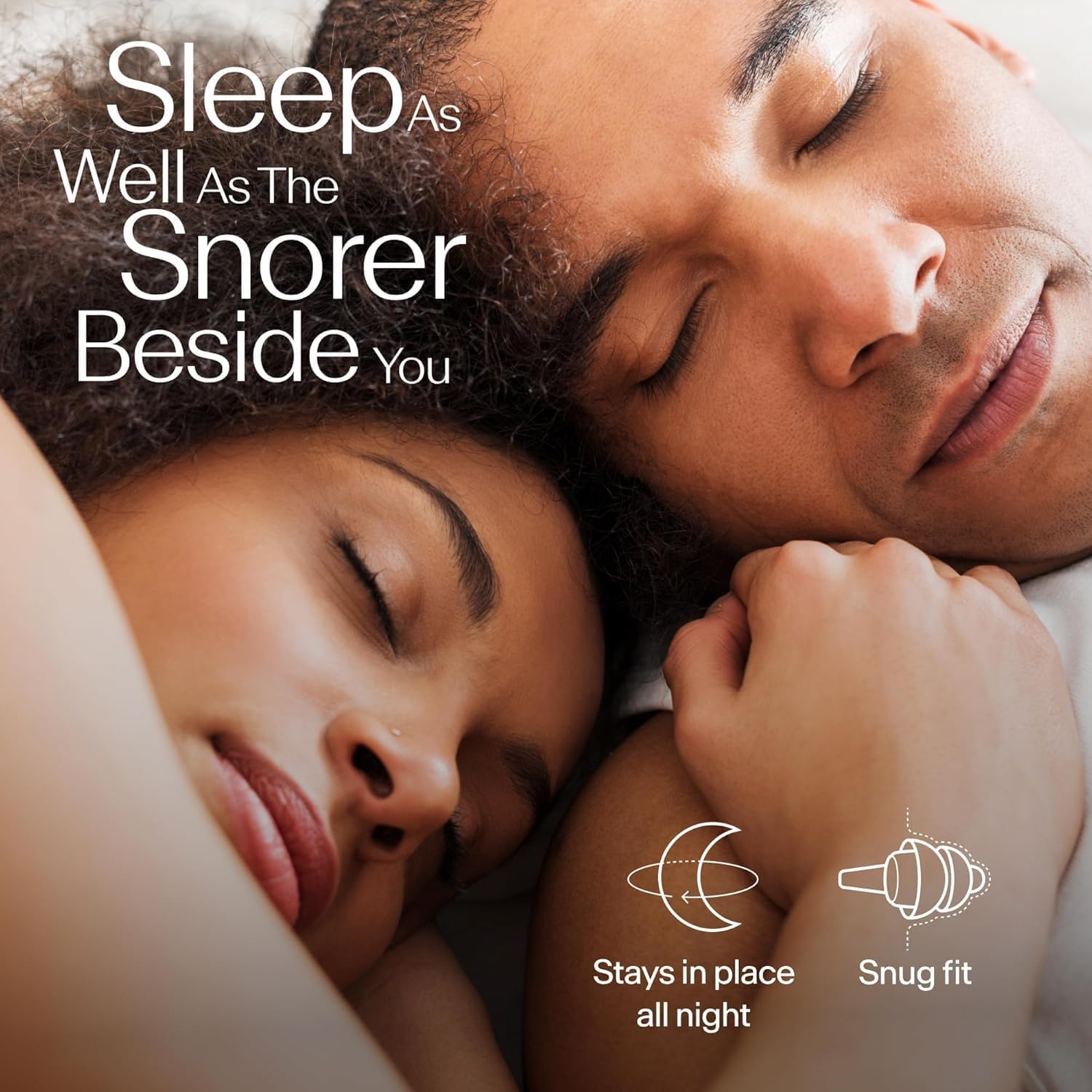 Gel absorbant le bruit SleepDeep réduit les nuisances et le ronflement.